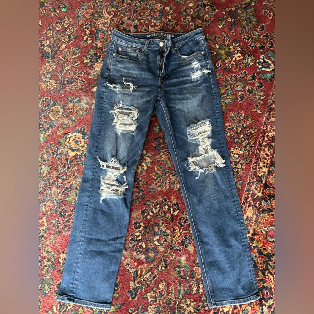 American Eagle Outfitters Ripped Denim Jeans